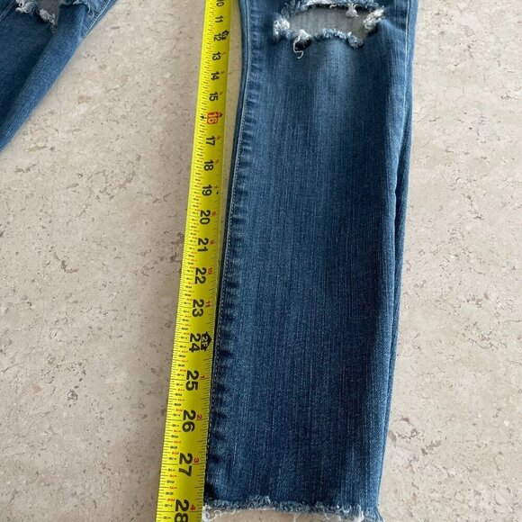 Joe's Jeans Women's Franklin Skinny High Rise Distressed Hem, Size 28 - Picture 8 of 8